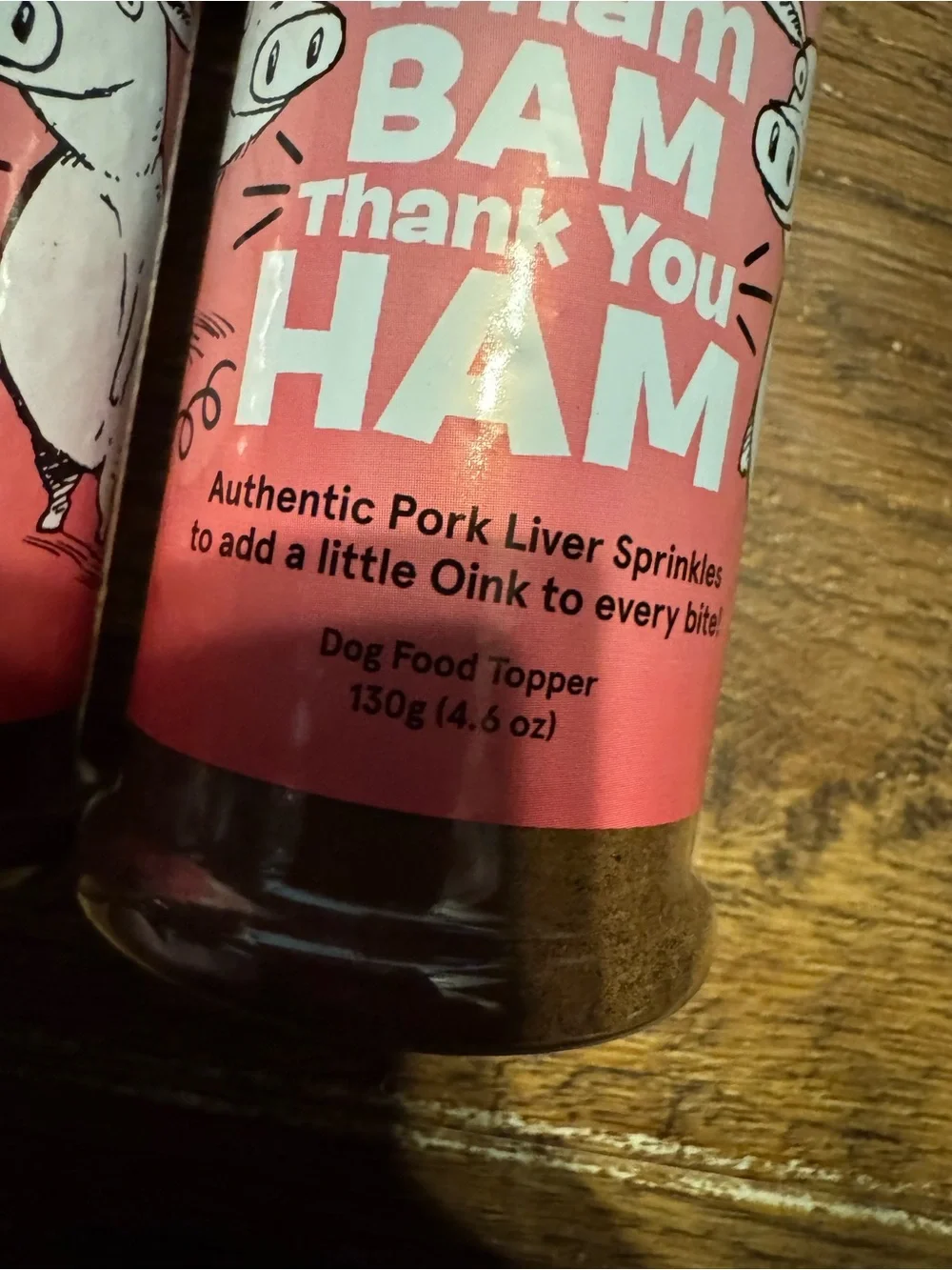 BARK Box BARK Wham Bam Thank You Ham Dog Topper Lot of 2 NEW sealed bottles